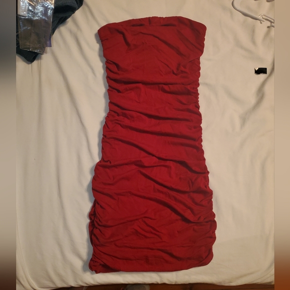 Women's Express Red Cocktail Party Dress XS - Picture 2 of 5